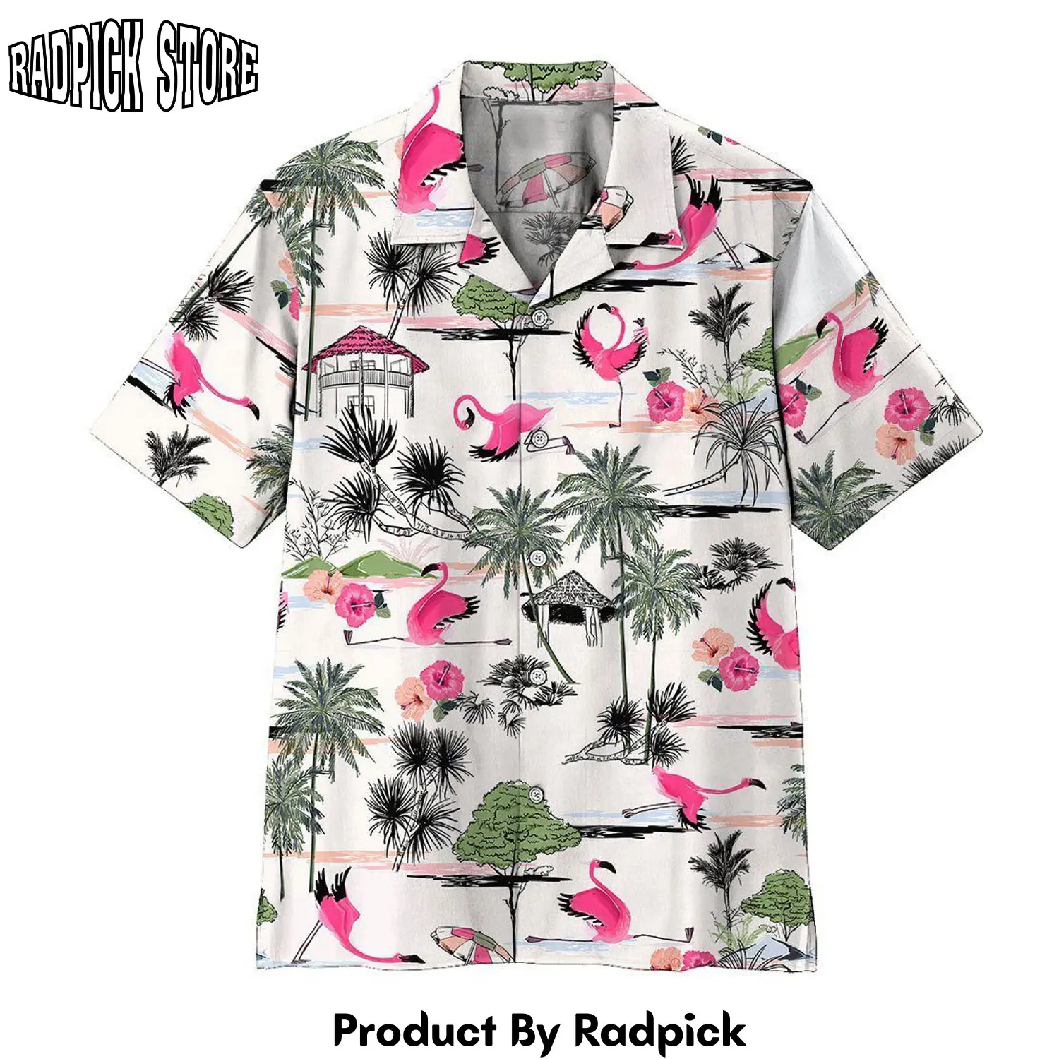 Radpick 3d flamingo yoga hawaii shirt rp292813